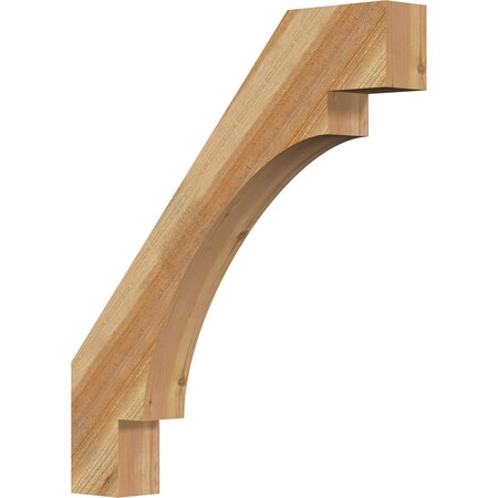 4"W x 28"D x 32"H Merced Rough Sawn Knee Brace, Western Red Cedar